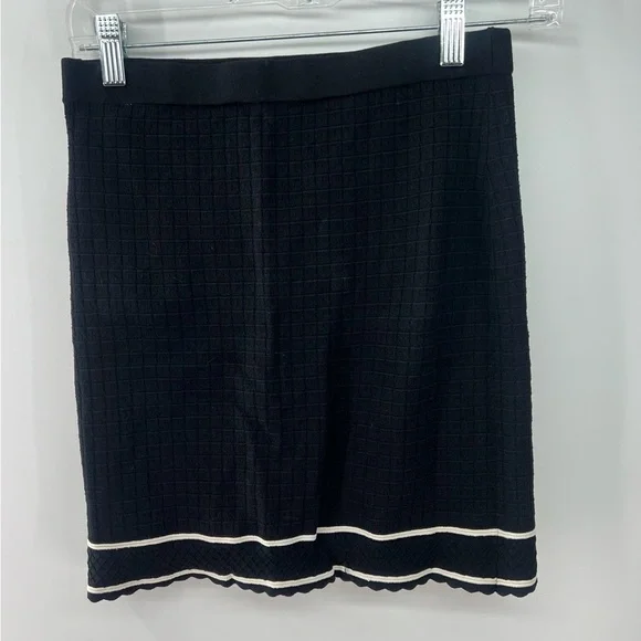 House of Harlow 1960 black knit polo matching set with crop top and skirt small - Picture 6 of 13